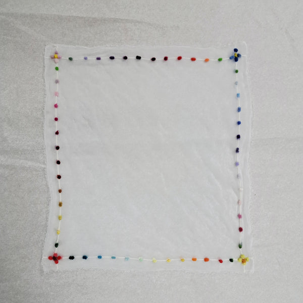 Silk Square 'Sara' Dots