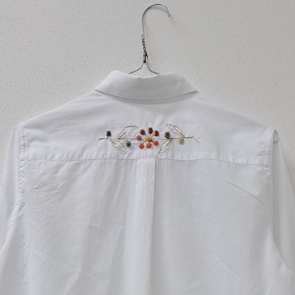 Shirt 'Micia Stem Flowers' Batista cotton