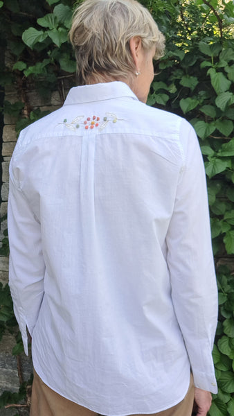 Shirt 'Micia Stem Flowers' Batista cotton