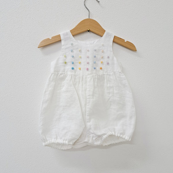 Saldo capi Campione Baby Pagliaccetto 'Topolino Dots' Lino