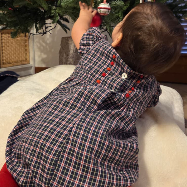 Baby Romper 'Topolino MC Dots' Cotton flannel