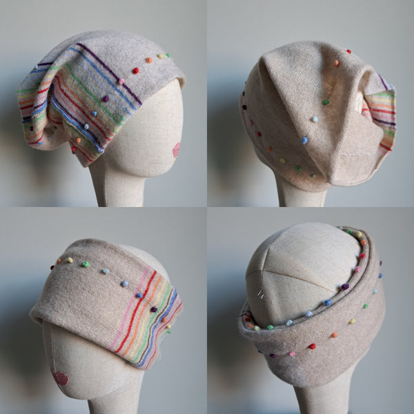 Sample Sale Cashmere Neck warmer 'Lola Rainbow'