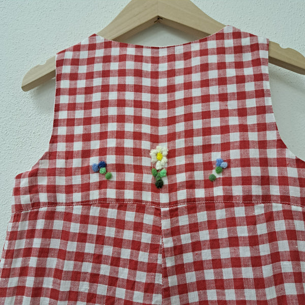 Salopette per bambini 'Salto Flowers' in lino