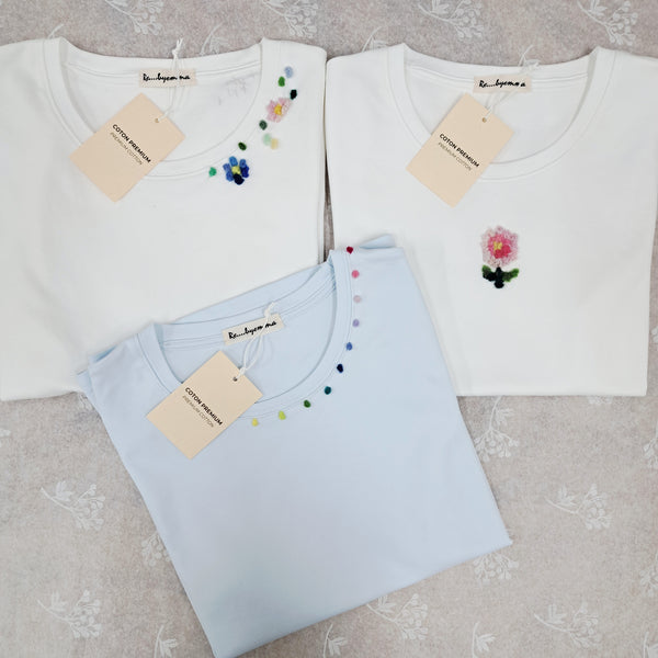 T-shirt ricamata su ordinazione