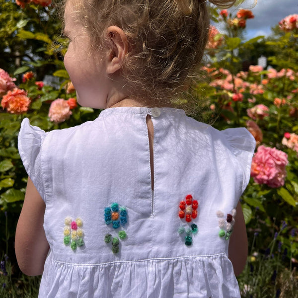 Girls top 'Petalo Flowers' Batista