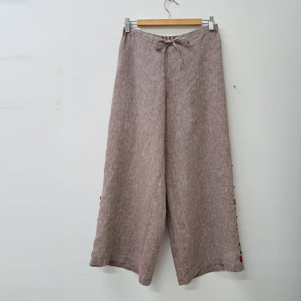Trousers 'Loni Flowers' Linen