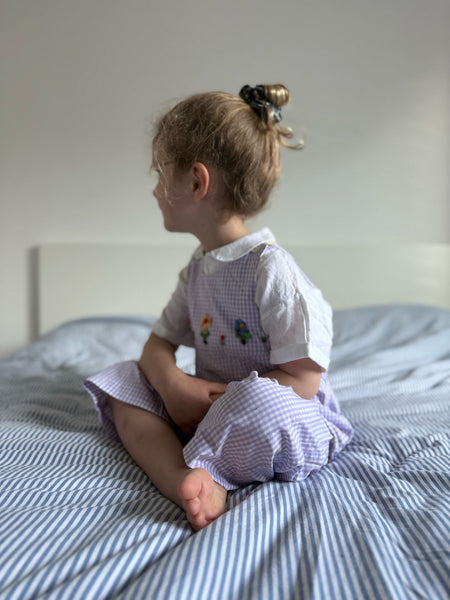 Salopette per bambino 'Salto Flowers' Popeline 