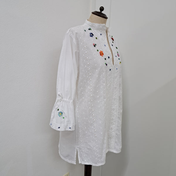 Indian shirt - Flowers & Dots