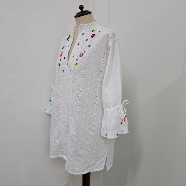 Indian shirt - Flowers & Dots
