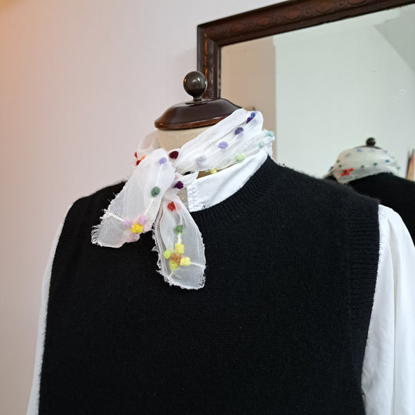 Silk Square 'Sara' Dots