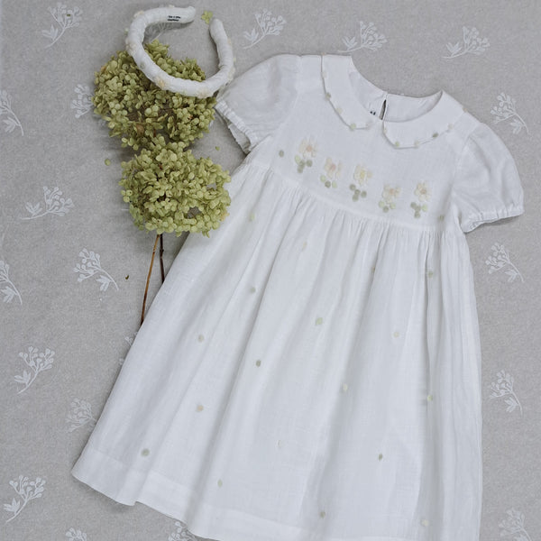 Girls Special day dress 'Libellula ' Pergamena Linen
