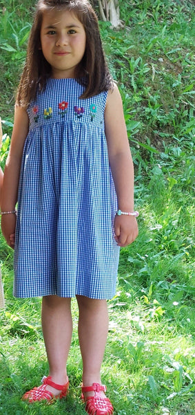 Abito per bambina 'Pallina Flowers' Popeline