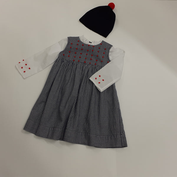 Girls Dress 'Pallina' Cotton Flannel