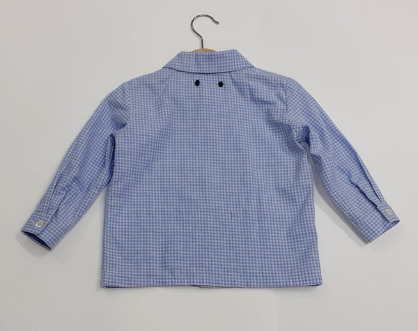 Childs Shirt 'Bottoni Dots ML' Cotton Flannel