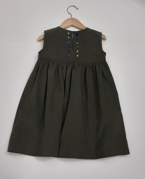 Girls Dress 'Pallina' Velvet Needlecord