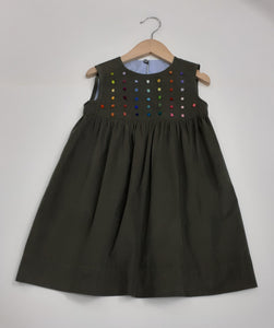 Girls Dress 'Pallina' Velvet Needlecord