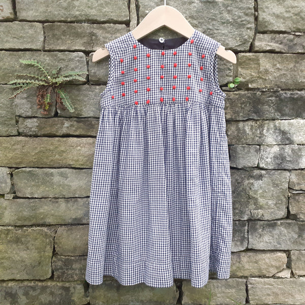 Girls Dress 'Pallina' Cotton Flannel