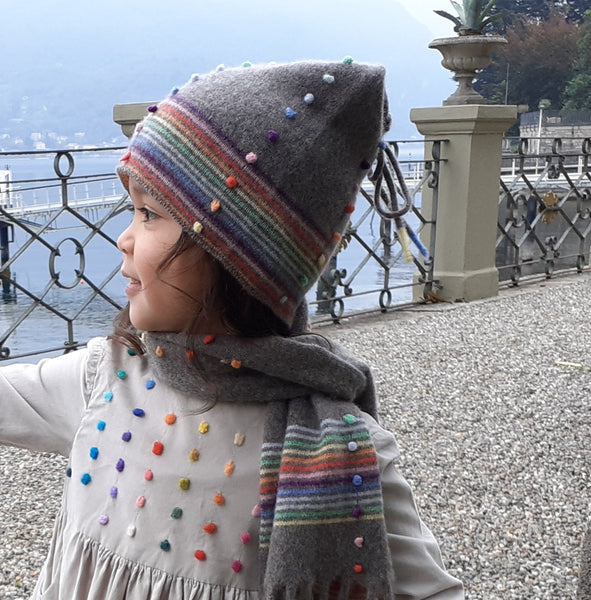 Childs Hat  'Fagiolino S Rainbow'