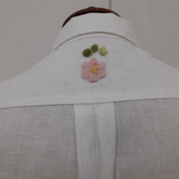 Womens Shirt 'Betty Flowers' Linen