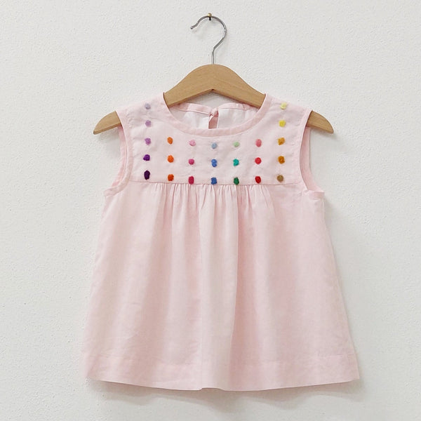 Top per bambina 'Bocciolo Dots' Batista