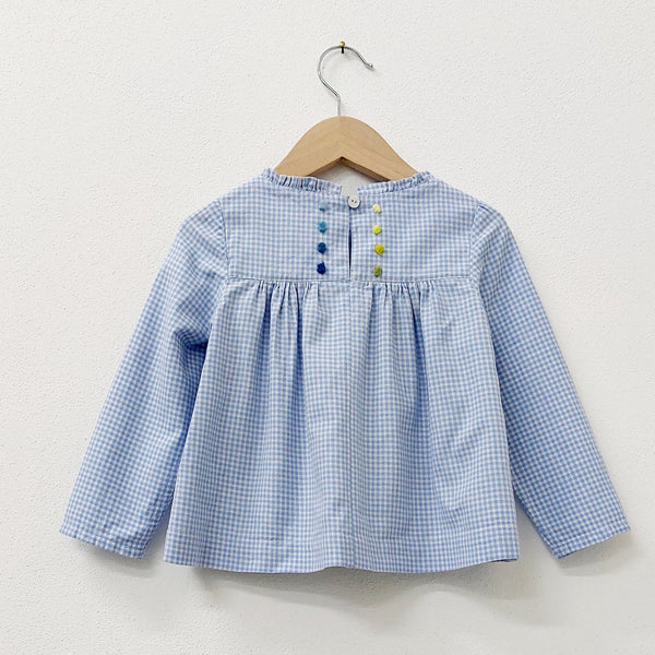 Girls blouse 'Ricciolina Dots ' Flannel