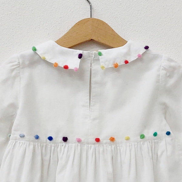 Girls blouse 'Nocciolina Dots ' Velvet needlecord