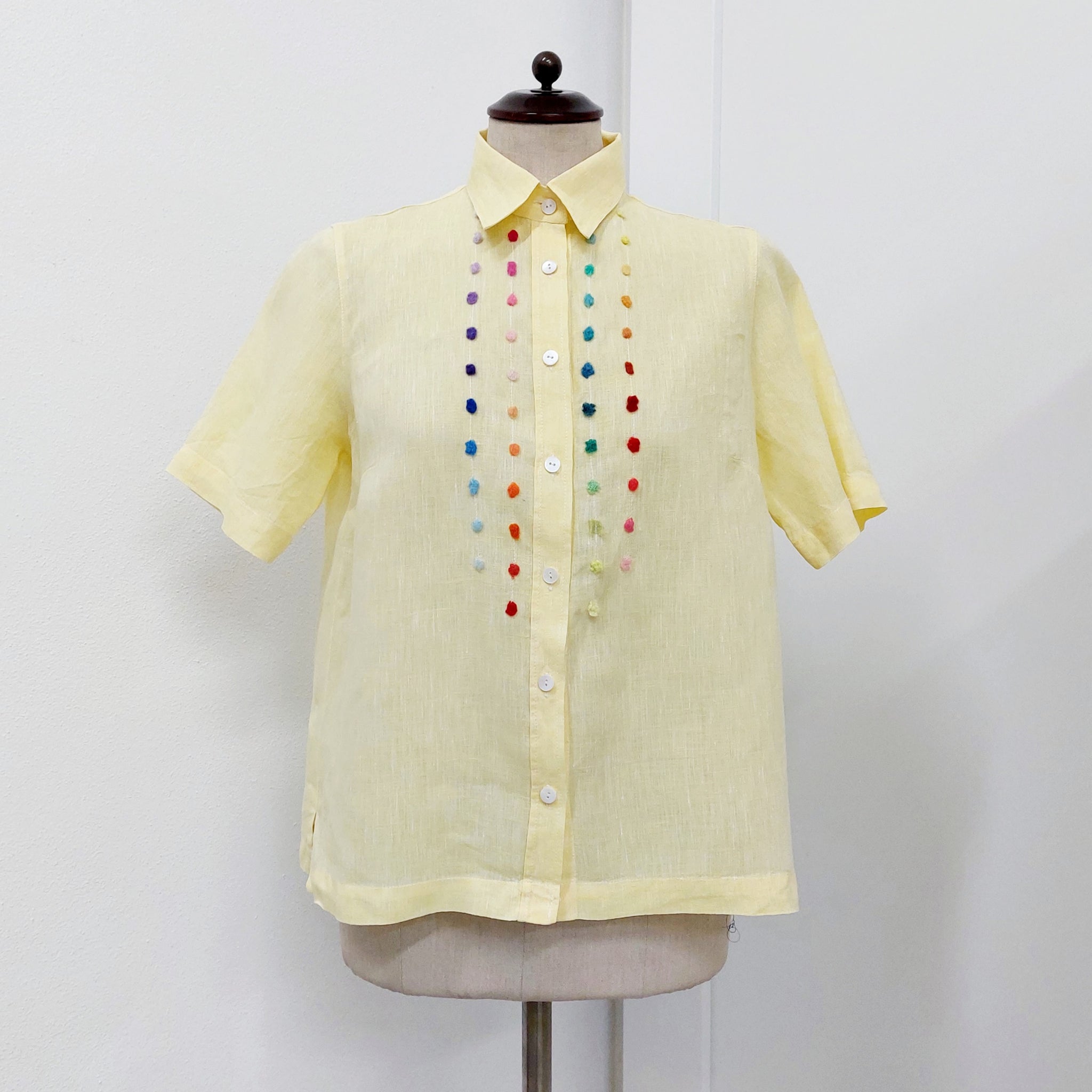 Sample Sale - Shirt 'Bettina Dots' Linen