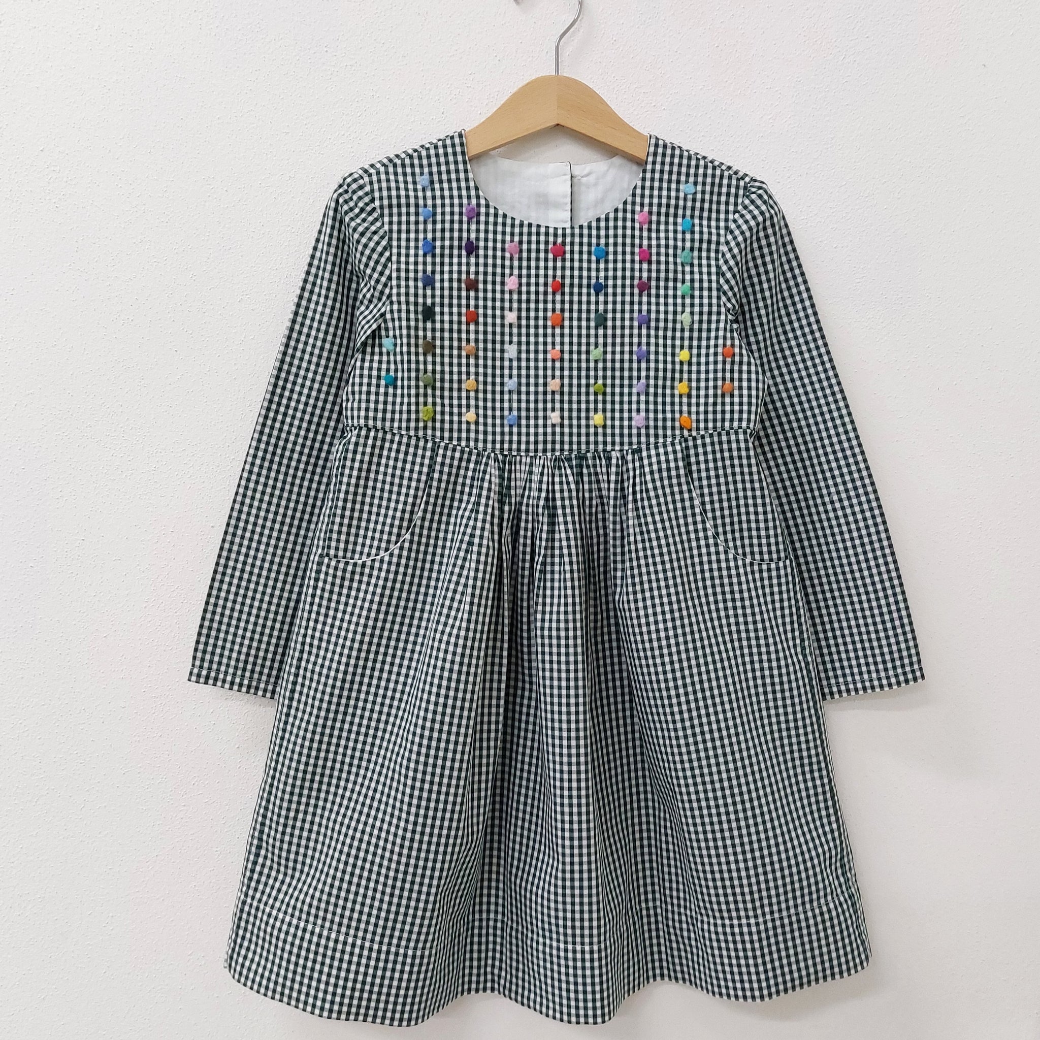 Sample Sale - Girls Dress 'Taschino' Cotton Poplin