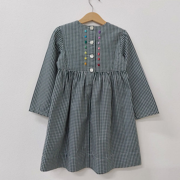 Sample Sale - Girls Dress 'Taschino' Cotton Poplin