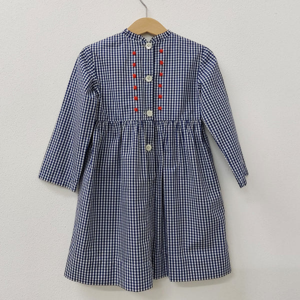 Sample Sale - Girls Dress 'Taschino' Cotton Poplin