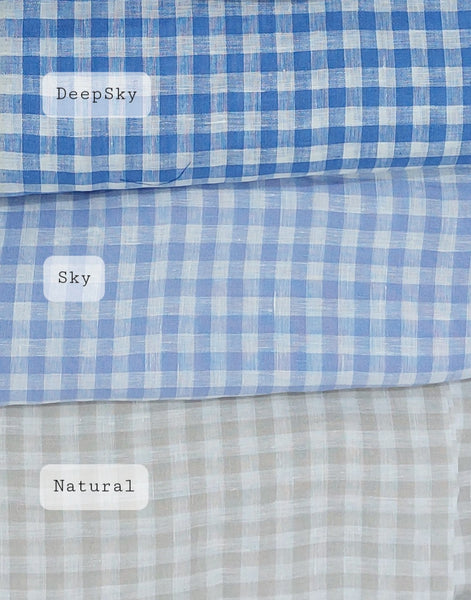 Girls dress 'Sole Flowers' Linen