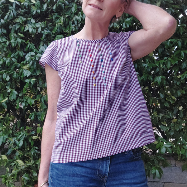 Sample Sale Top 'Vicki' Poplin