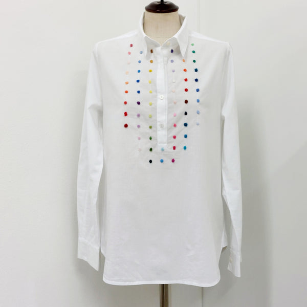 Womens Shirt 'Lella Dots' 100% Cotton Batista