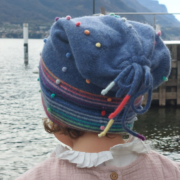 Childs Hat  ' Fagiolino D Rainbow'