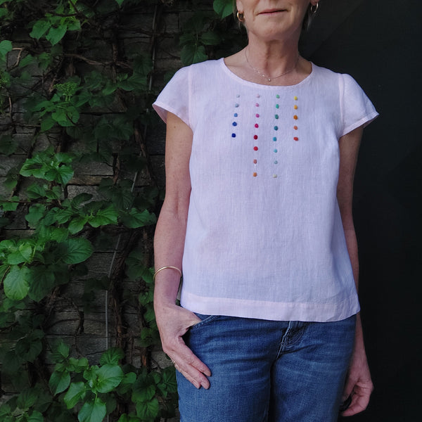 Womens Top 'Vicki' Linen